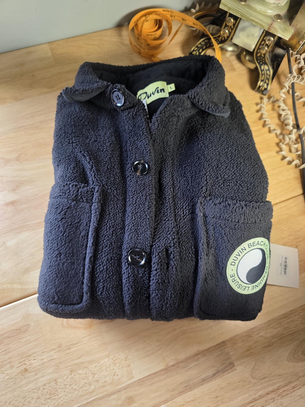 NWT Mens' Large Duvin Sherpa Overshirt